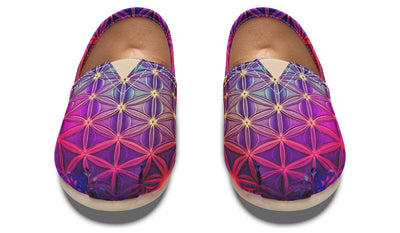 Flower Life Purp Casual Slip on Shoes Casualshoes Electro Threads