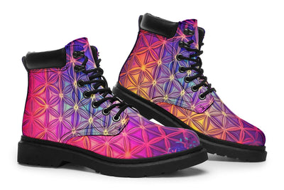 Flower Life Purp Classic Vibe Boots Classicboots Electro Threads