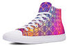 Flower Life Purp High Top Shoes Hightops Electro Threads