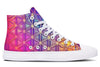 Flower Life Purp High Top Shoes Hightops Electro Threads