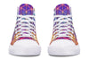 Flower Life Purp High Top Shoes Hightops Electro Threads