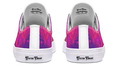 Flower Life Purp Low Top Shoes Lowtops Electro Threads