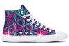 Flower Life Vibes High Top Shoes Hightops Electro Threads