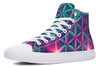 Flower Life Vibes High Top Shoes Hightops Electro Threads