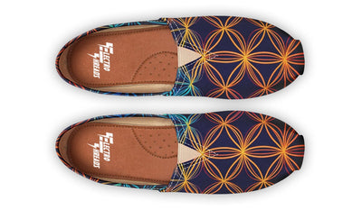 Flower Of Life Casual Slip on Shoes Casualshoes Electro Threads