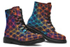 Flower Of Life Combat Boots Boots Electro Threads