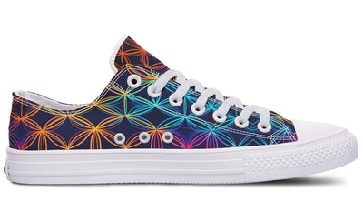 Flower Of Life Low Top Shoes Lowtops Electro Threads