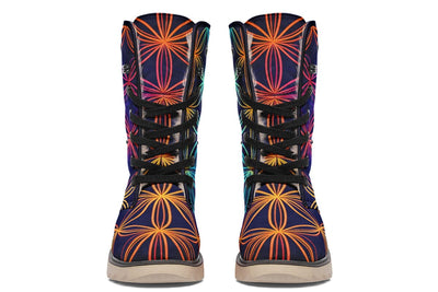 Flower Of Life Moon Boots Polarboots Electro Threads