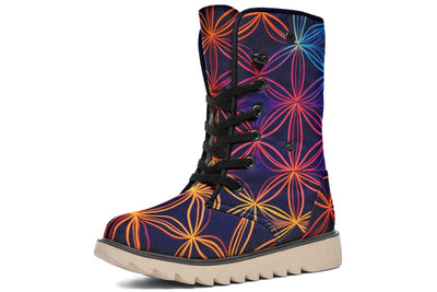 Flower Of Life Moon Boots Polarboots Electro Threads