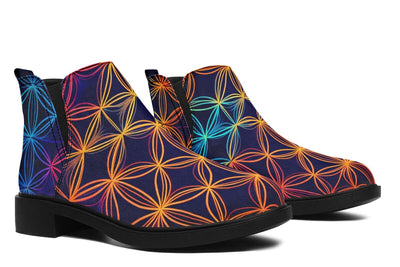 Flower Of Life Neat Vibe Boots Neatboots Electro Threads