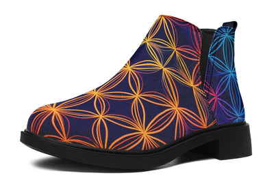 Flower Of Life Neat Vibe Boots Neatboots Electro Threads