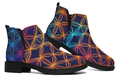 Flower Of Life Neat Vibe Boots Neatboots Electro Threads