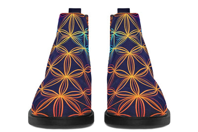 Flower Of Life Neat Vibe Boots Neatboots Electro Threads