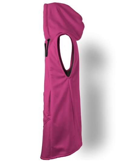 Fuchsia and Bold Cyber Cloak Hooded pullover Electro Threads