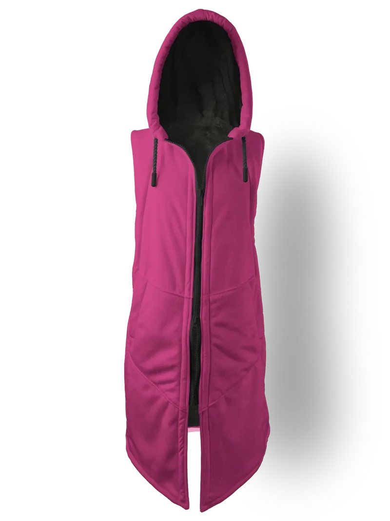 Fuchsia and Bold Cyber Cloak Hooded pullover Electro Threads 