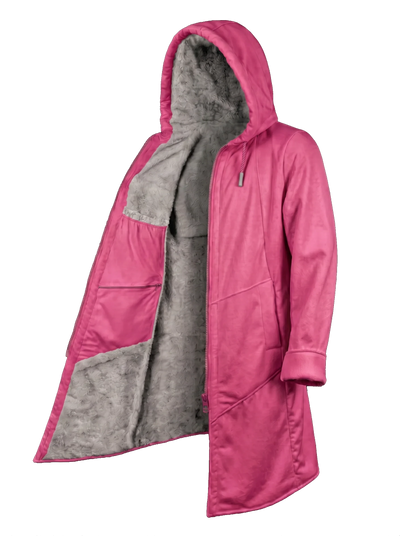 Fuchsia and Bold Cyber Cloak Hooded pullover Electro Threads