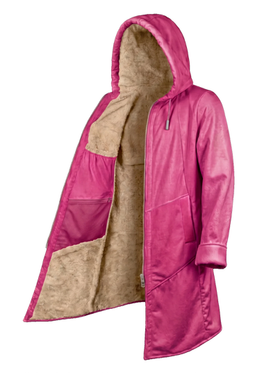 Fuchsia and Bold Cyber Cloak Hooded pullover Electro Threads