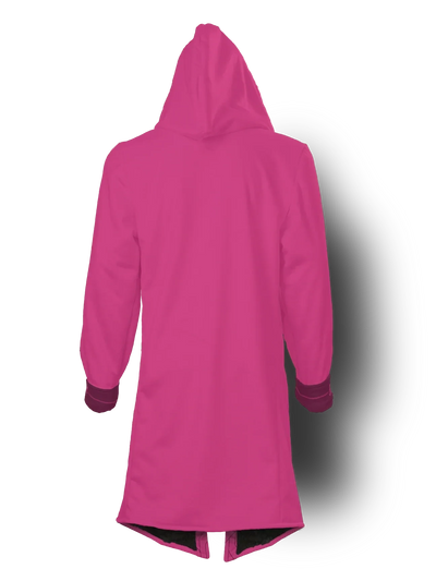 Fuchsia and Bold Cyber Cloak Hooded pullover Electro Threads