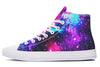 Galaxy High Top Shoes Hightops YWF Women's Hightops White Sole US 5 / EU35.5