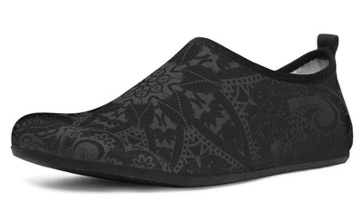 Ghost Mandala Barefoot Shoes Aquabarefootshoes YWF Women's Aqua Barefoot Shoes Black Sole US 3-4 / EU34-35