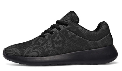 Ghost Mandala Classic Sneakers Sneakers YWF Women's Sneakers Black Sole US 5.5 / EU36