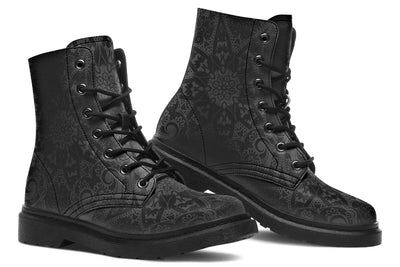 Ghost Mandala Combat Boots Boots YWF