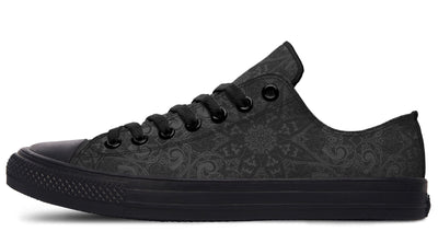 Ghost Mandala Low Top Shoes Lowtops Electro Threads Women's Lowtops Black Sole US 5 / EU35.5