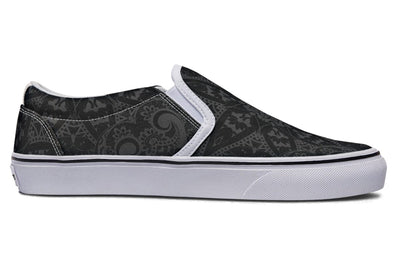 Ghost Mandala Slip on Shoes Slipons YWF