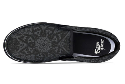 Ghost Mandala Slip on Shoes Slipons YWF