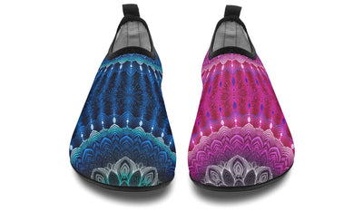 Glowing Mandala Barefoot Shoes Aquabarefootshoes YWF