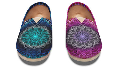 Glowing Mandala Casual Slip on Shoes Casualshoes YWF