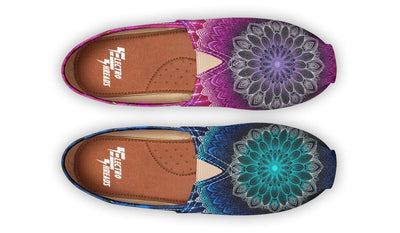 Glowing Mandala Casual Slip on Shoes Casualshoes YWF