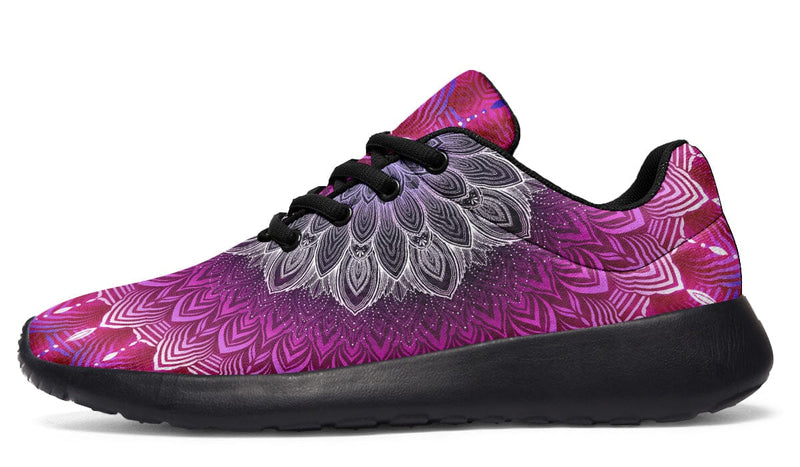 Glowing Mandala Classic Sneakers Sneakers YWF 