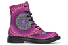 Glowing Mandala Combat Boots Boots YWF