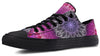 Glowing Mandala Low Top Shoes Lowtops Electro Threads