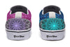 Glowing Mandala Slip on Shoes Slipons YWF