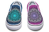 Glowing Mandala Slip on Shoes Slipons YWF