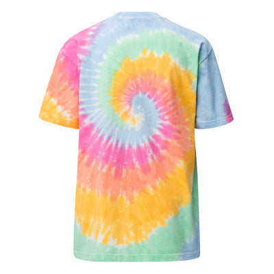 GOOD VIBES ONLY Oversized tie-dye t-shirt Electro Threads