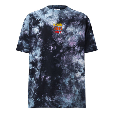 GOOD VIBES ONLY Oversized tie-dye t-shirt Electro Threads Milky way S