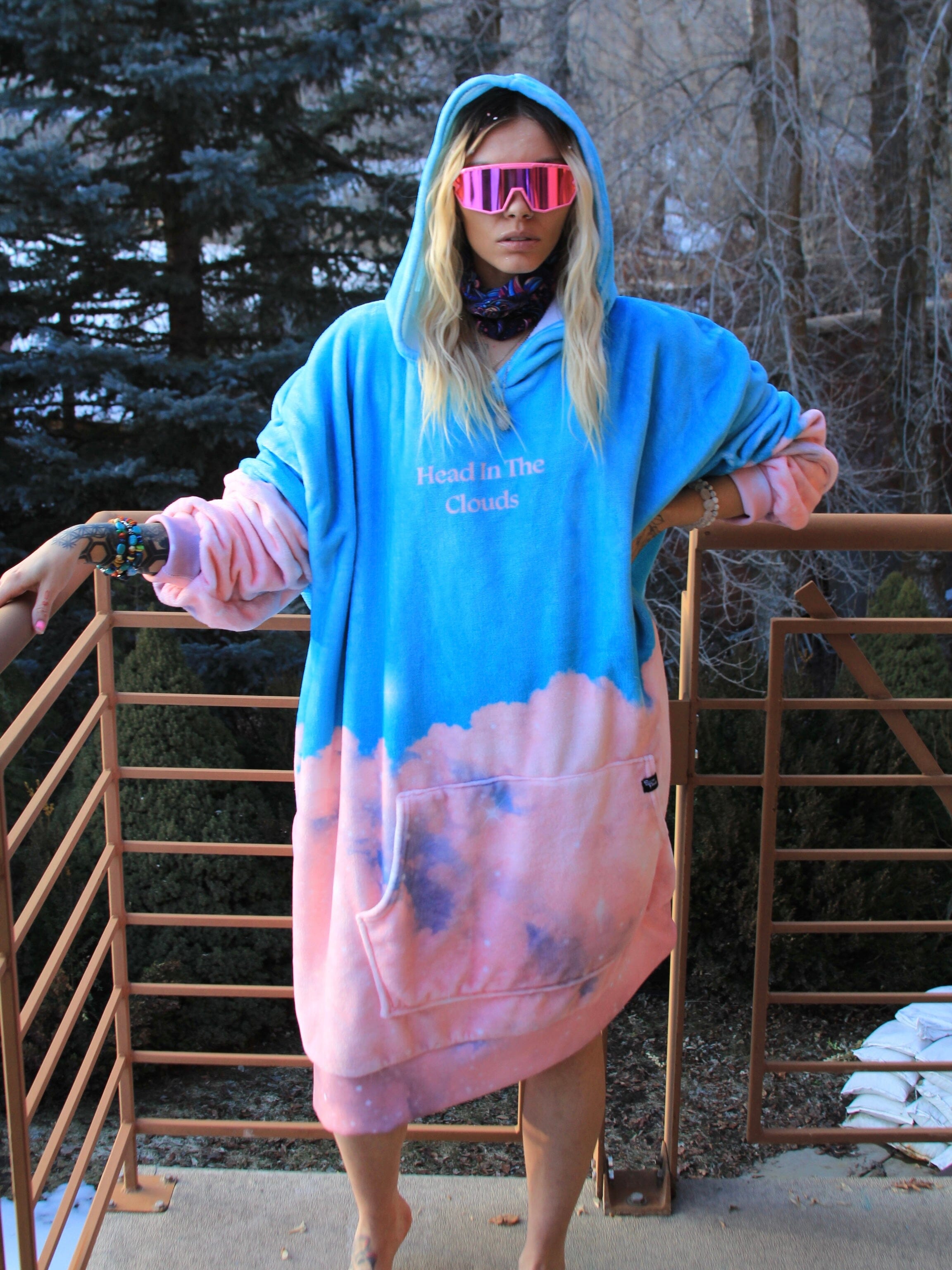 Head in the clouds hoodie sale