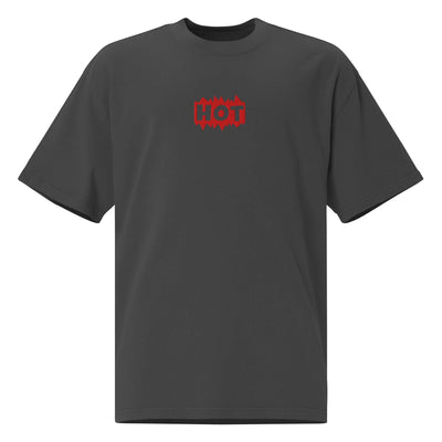 HOT Oversized faded t-shirt Electro Threads Faded Black S