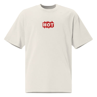 HOT Oversized faded t-shirt Electro Threads Faded Bone S
