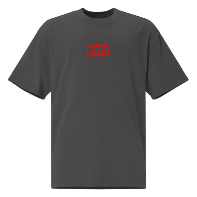 HOT Oversized faded t-shirt Electro Threads Faded Coal S