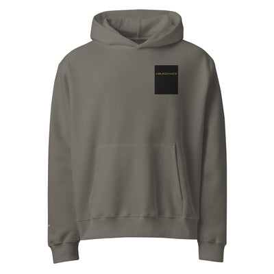 INFINITE ABUNDANCE Oversized heavyweight hoodie Electro Threads Asphalt S