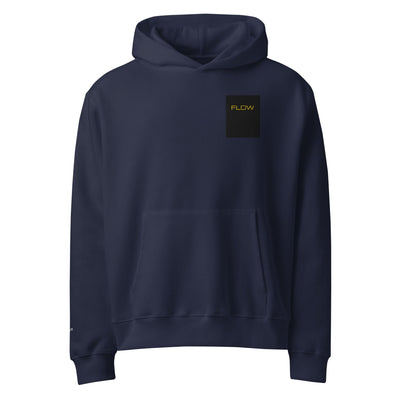 INFINITE FLOW Oversized heavyweight hoodie Electro Threads Navy S