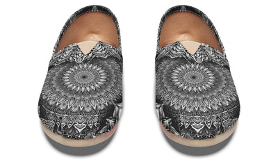 Mandala Bloom Casual Slip on Shoes Casualshoes YWF