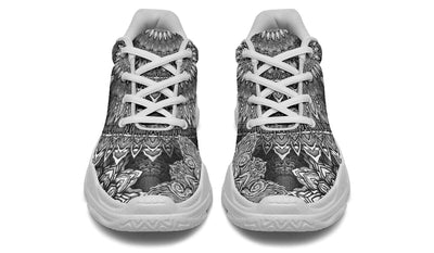 Mandala Bloom Chunky Shoes Chunkysneakers Electro Threads