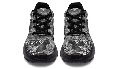 Mandala Bloom Chunky Shoes Chunkysneakers Electro Threads