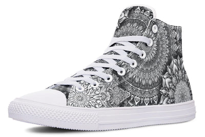 Mandala Bloom High Top Shoes Hightops YWF