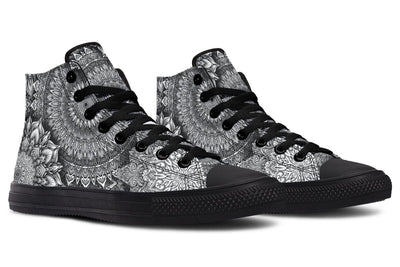 Mandala Bloom High Top Shoes Hightops YWF